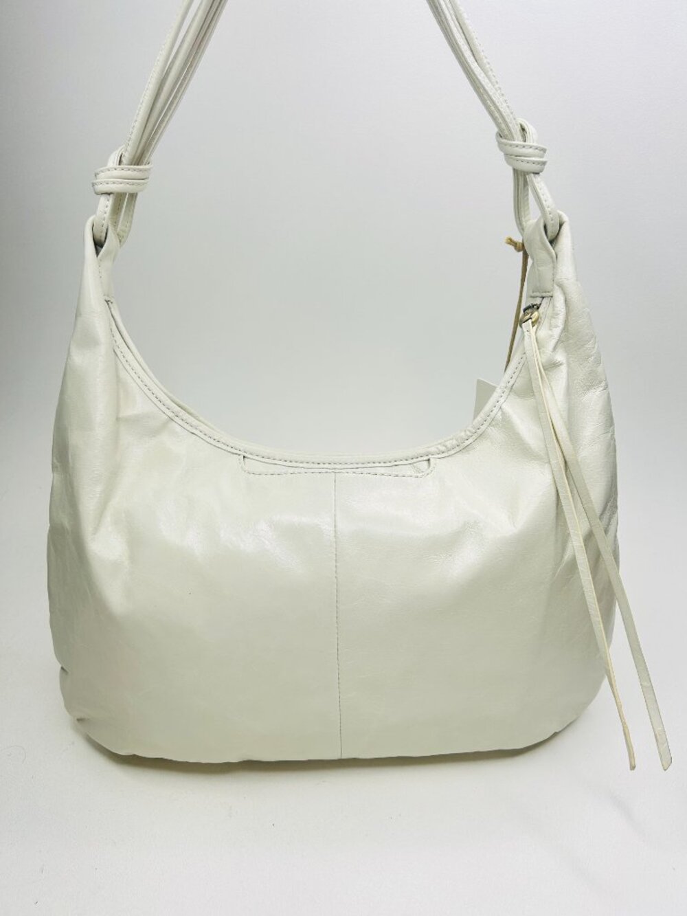 NWT Hobo International Illumin Latte Leather Hobo Bag Slouchy Wanderlust - Picture 2 of 9